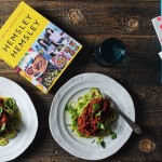 beef ragu and courgetti, with cookbook